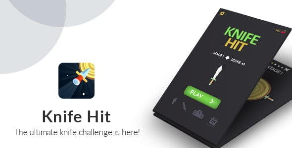 Knife Hit - Ultimate Challenge + Appodeal Ads + IAP + Unity Project