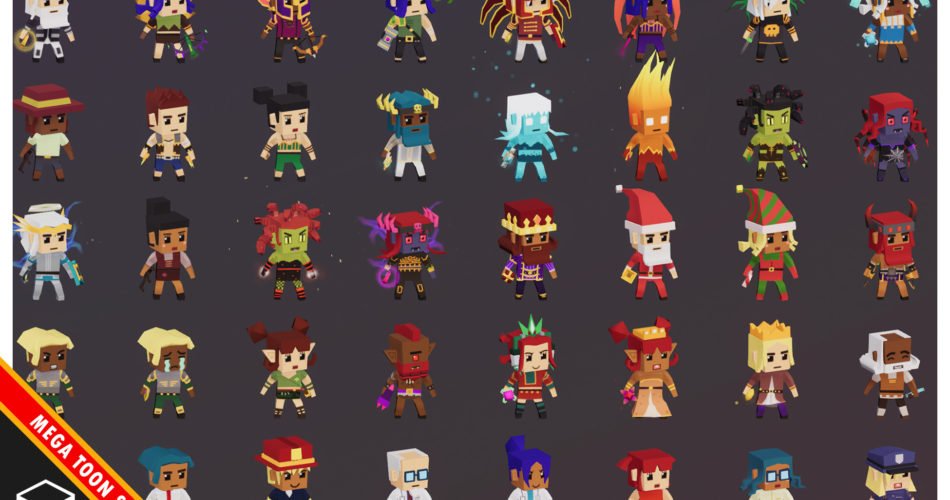 Unity Asset Little Heroes Mega Pack free download
