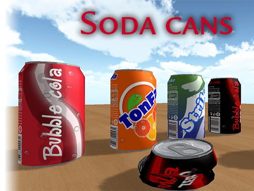 Unity Asset Soda Cans free download