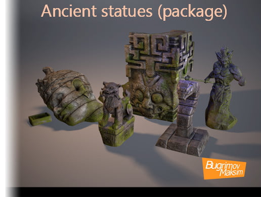 Unity Asset Ancient Statues ? free download