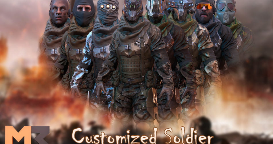 Unity Asset PBR Customized Soldier free download