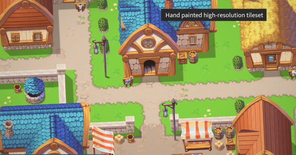 Unity Asset Town Tileset free download