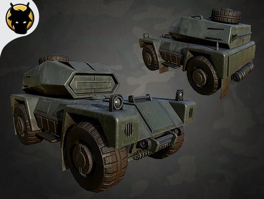 Unity Asset Realistic Military Vehicles Scout free download