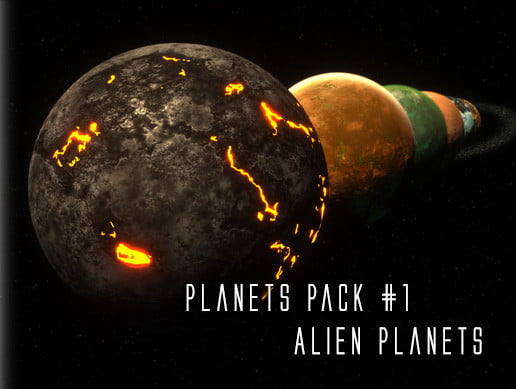 Unity Asset Planets Pack 1 free download