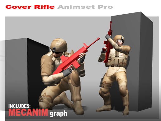Unity Asset Cover Rifle Animset Pro free download