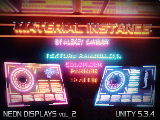 Unity Asset Neon Glow Displays Vol2 free download