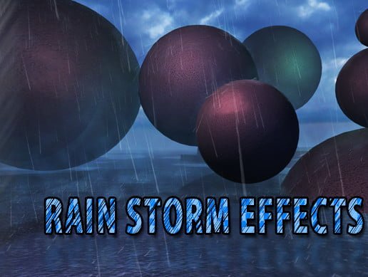 Unity Asset Rain Storm Effects free download