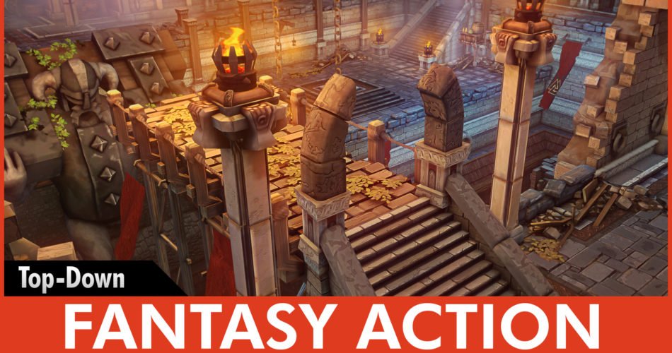 Unity Asset Fantasy Action RPG Tileset free download