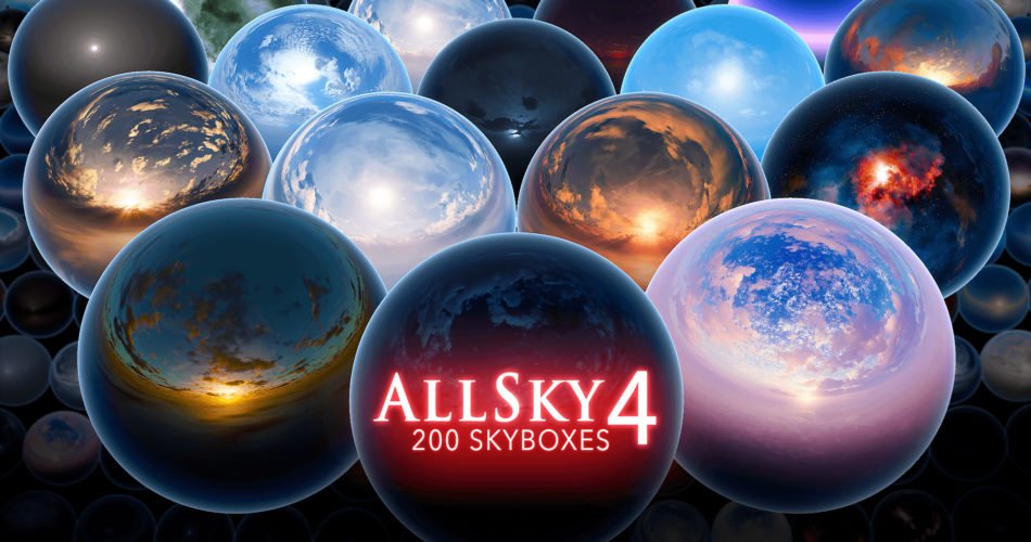 Unity Asset AllSky - 200 Sky Skybox Set free download