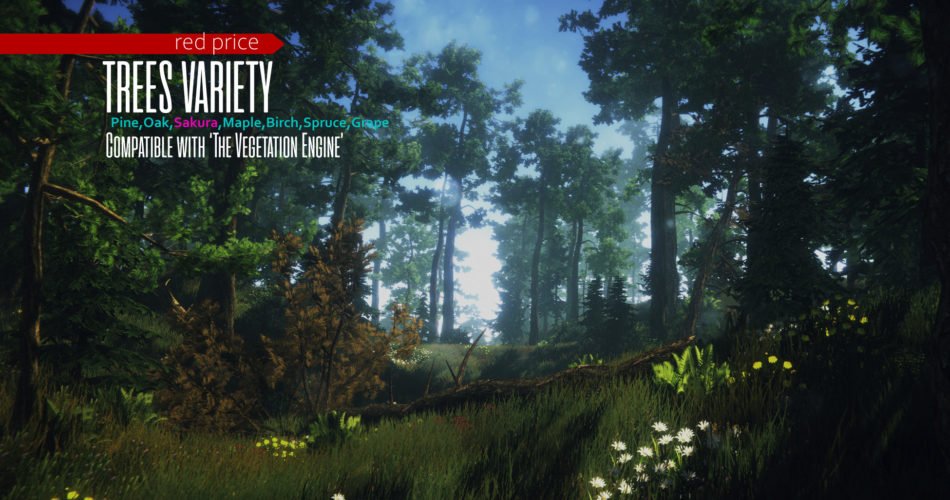 Unity Asset Trees Variety free download