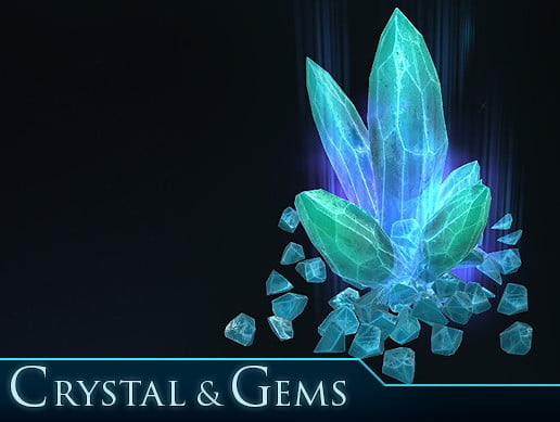 Unity Asset Crystal and Gems free download