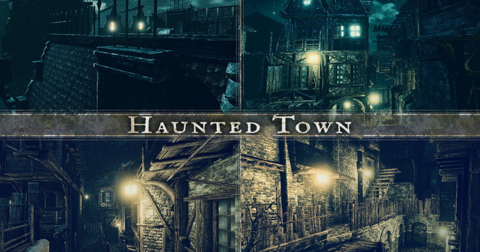 Unity Asset Haunted Town free download