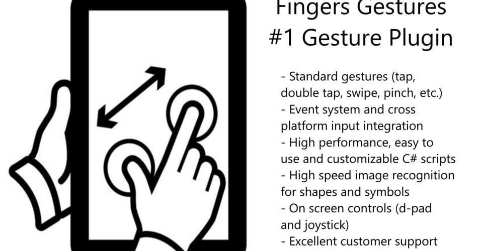 Unity Asset Fingers - Mobile Touch Input Finger Gestures for Unity free download