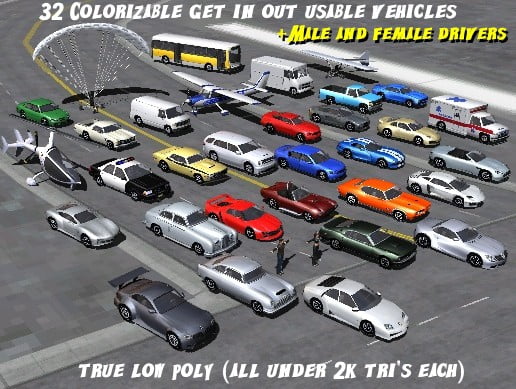 Unity Asset Get In Out Vehicle Collection free download