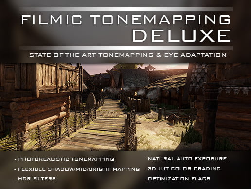 Unity Asset Filmic Tonemapping DELUXE free download