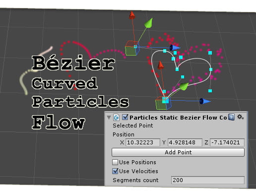 Unity Asset Bezier curved particles flow editor free download