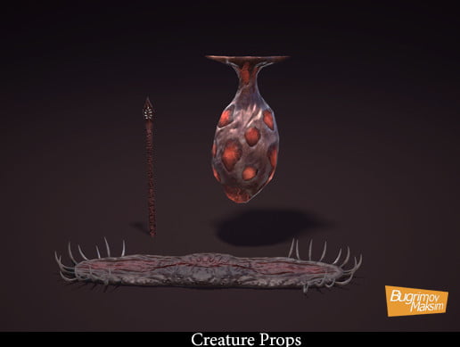 Unity Asset Creature Props free download