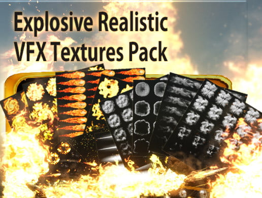 Unity Asset Explosive Realistic VFX Texture Pack free download