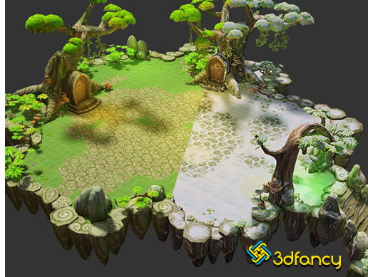 Unity Asset Floating Islands - Fantasy Environment Pack free download