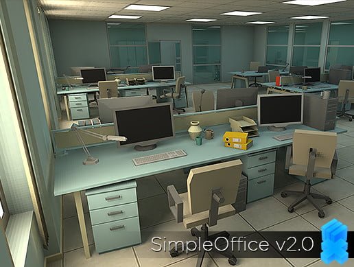Unity Asset Simple Office free download