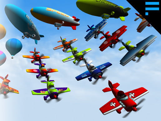Unity Asset Huge Cartoon Planes Accessories Collection free download