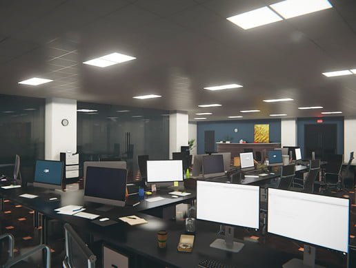 Unity Asset QA Office and Security Room free download