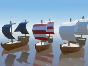 Unity Asset Low poly Ships pack free download