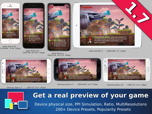 Unity Asset Multi Device Preview&Gallery free download