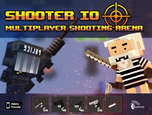 Unity Asset Shooter IO with Battle Royale game mode free download