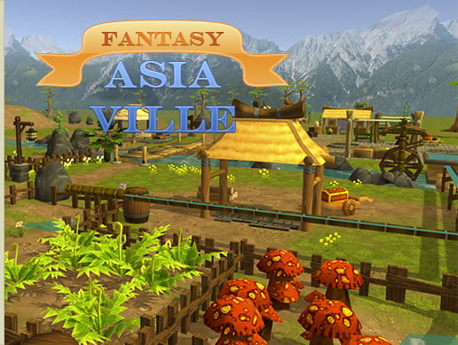 Unity Asset Fantasy Ville for RPG MMO MOBA free download