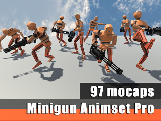 Unity Asset Minigun Animset Pro free download