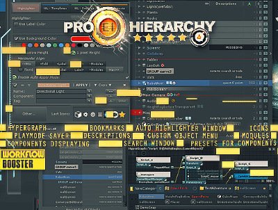 Unity Asset Hierarchy PRO - Auto HighLighter free download