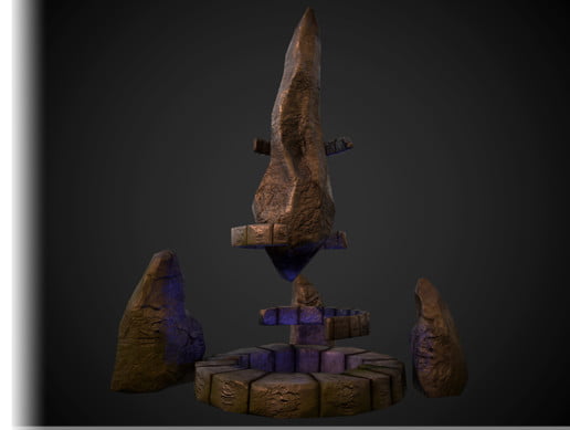 Unity Asset Ancient Fantasy Statue free download