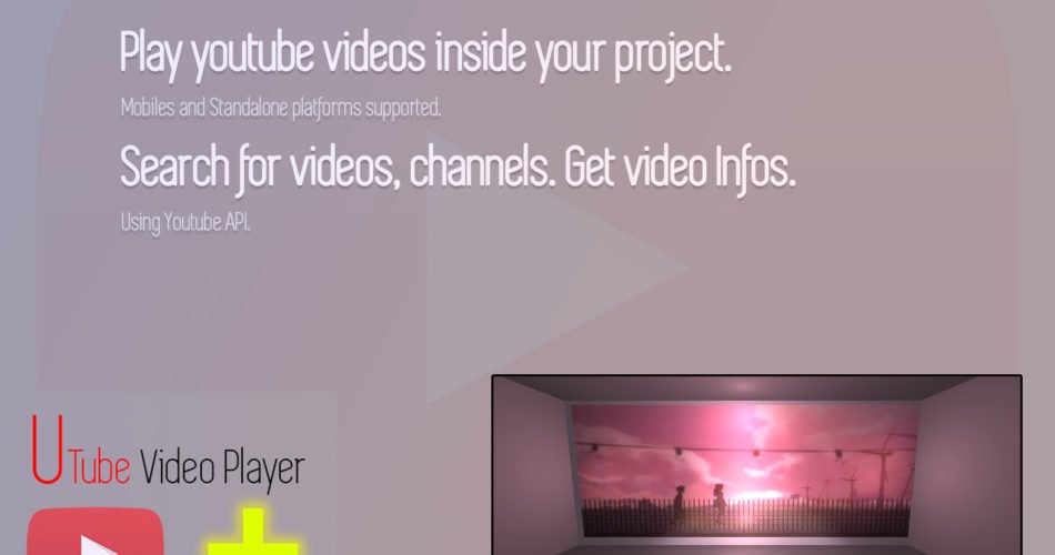 Unity Asset Youtube Video Player Youtube API V3 free download