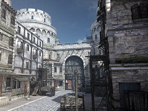 Unity Asset Hollow Medieval Slums Level Pack free download