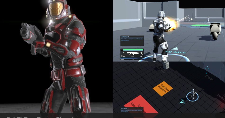 Unity Asset Sci Fi Top Down Game Template free download