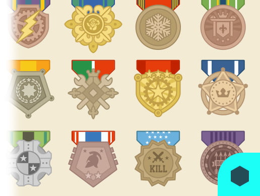 Unity Asset ICON Kit Medal free download