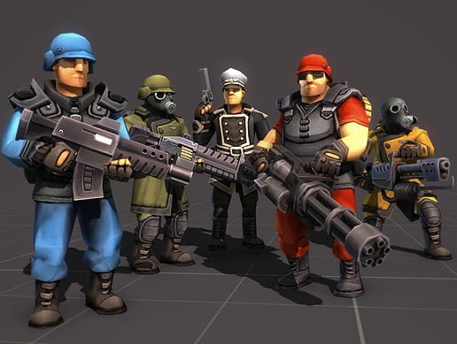 Unity Asset Toon Soldiers free download