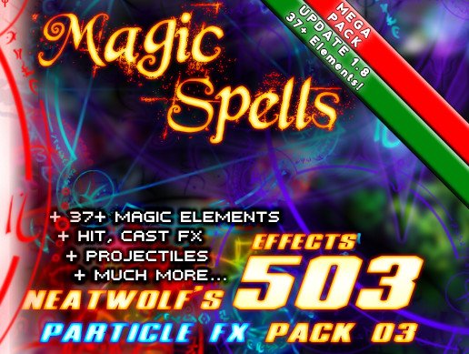 Unity Asset ELEMENTALIS - 2018 Revamping 500 FX Magic Spells - MEGABundle free download