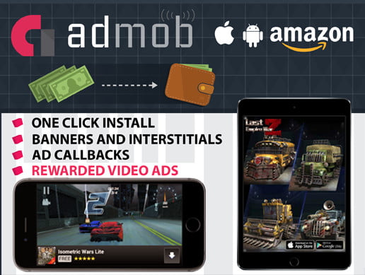 Unity Asset Admob for iOS Android Amazon free download