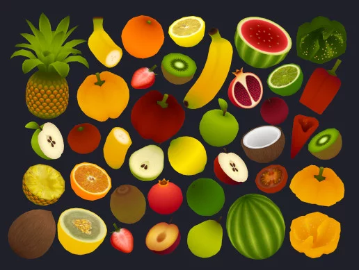 Unity Asset Food - Fruits Pack free download