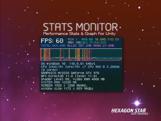Unity Asset Stats monitor free download