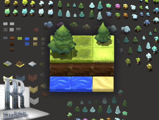 Unity Asset Environment Sprite Pack TopDown Tileset free download
