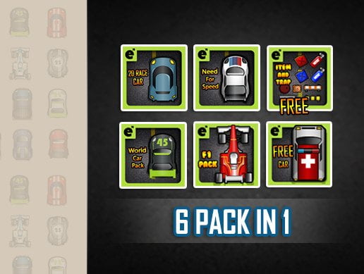 Unity Asset 2D Car Complete Pack free download