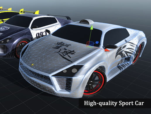 Unity Asset High-quality Sports Car free download