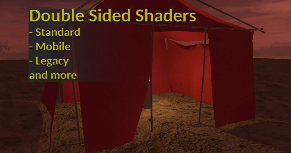 Unity Asset Double Sided Standard Mobile Legacy Shaders free download