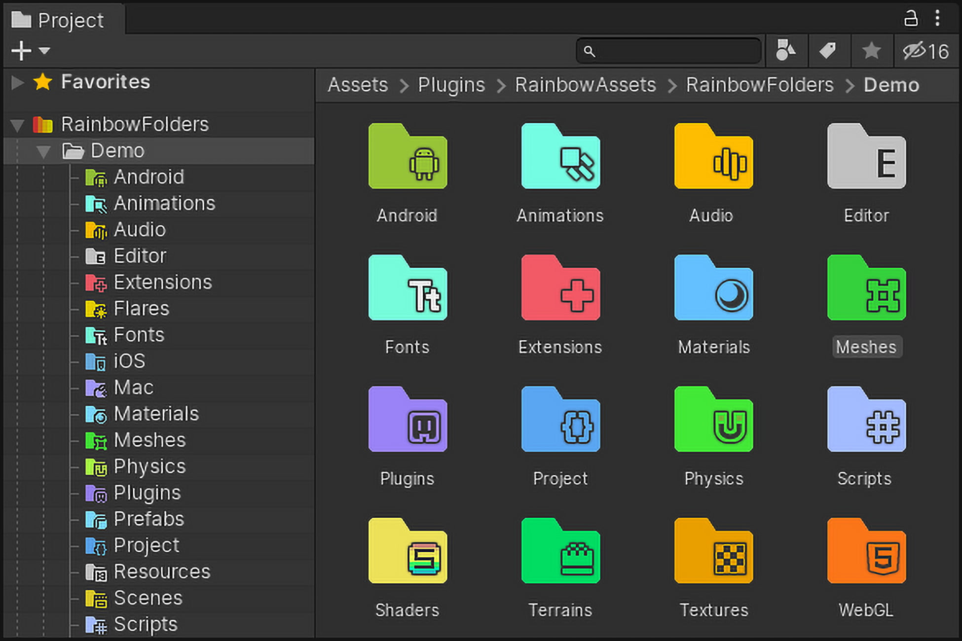 Download Unity Assets FREE Rainbow Folders 2 | Freedom Club - Developers