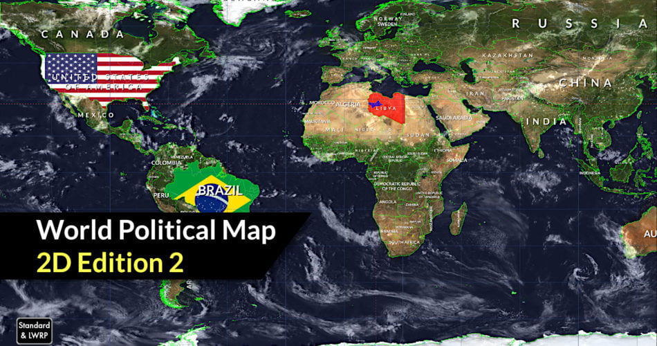 World Map 2D Edition 2