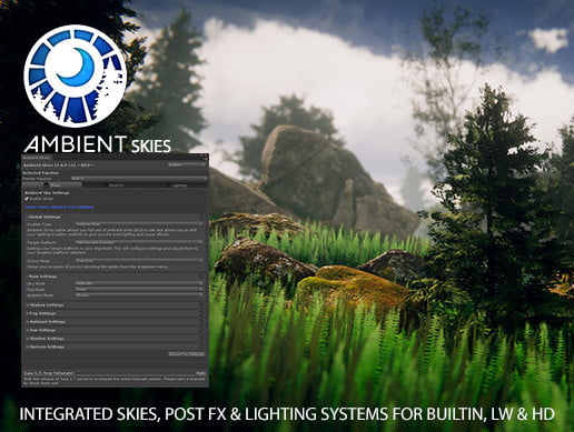 Unity Asset Ambient Skies - Skies Post FX Lighting free download