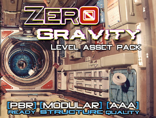 Unity Asset Space Station Level Asset Pack - Zero Gravity PBR  -  Unity 5 v2 free download
